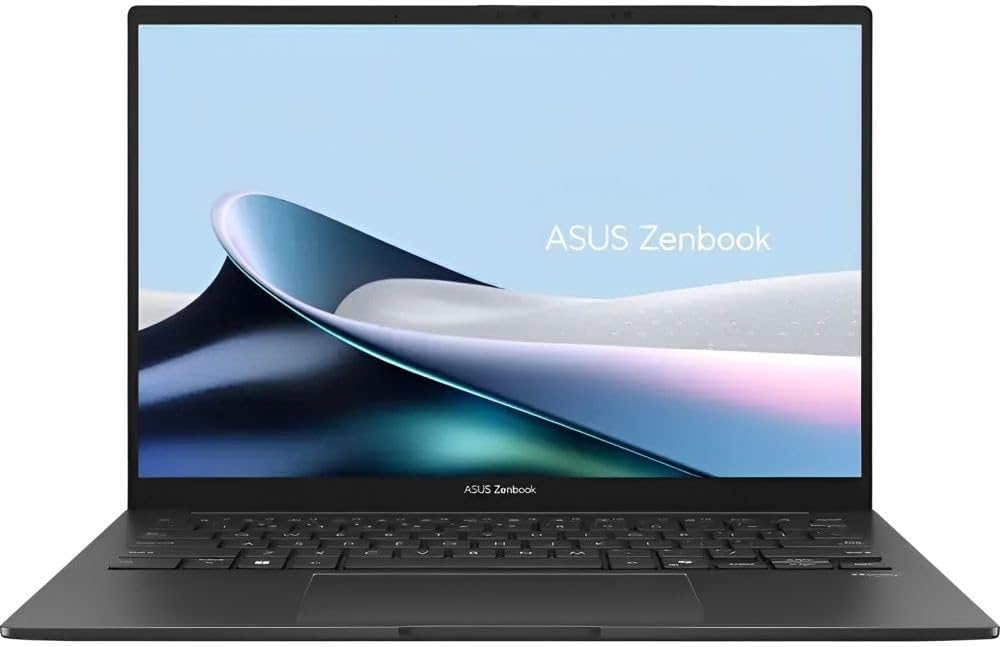 ASUS ZenBook 14 OLED Intel Core Ultra laptop for writers bloggers content creators OLED display 12-15 hours battery lightweight under 1000