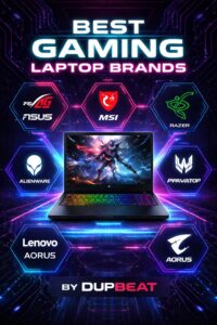 best gaming laptop brands in 2026 featuring high performance laptops with powerful GPUs and modern design