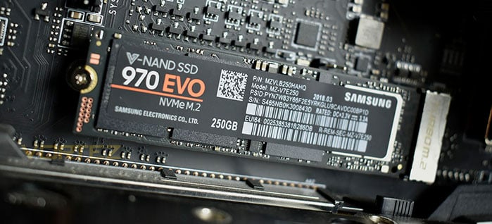 Parts needed to build a PC - Samsung 970 EVO