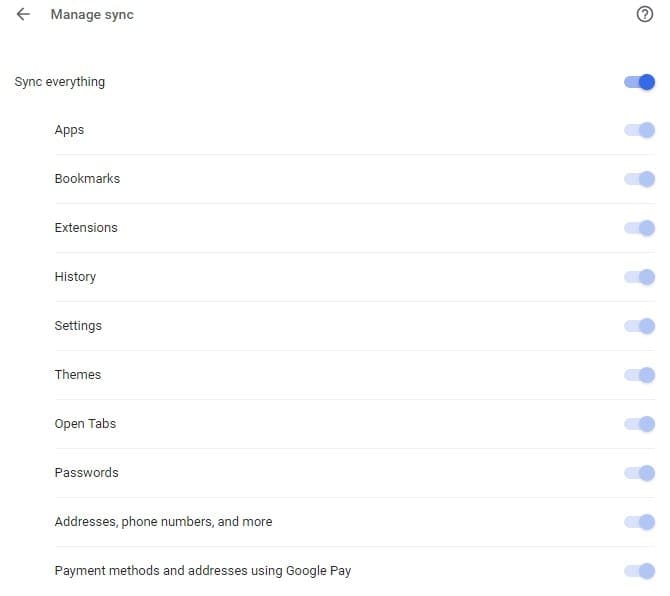 Manage-Chrome-Sync
