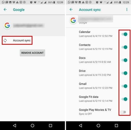 How to Sync Account on Google Devices