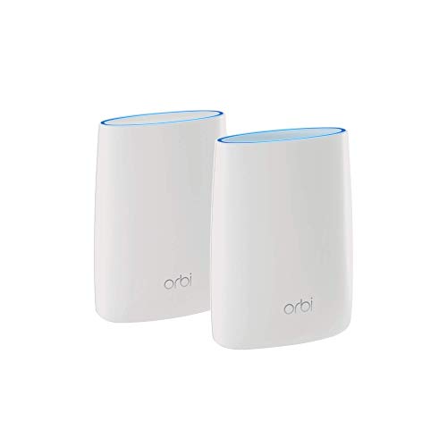 NETGEAR Orbi Tri-band Whole Home Mesh WiFi System with 3Gbps Speed (RBK50) – Router...