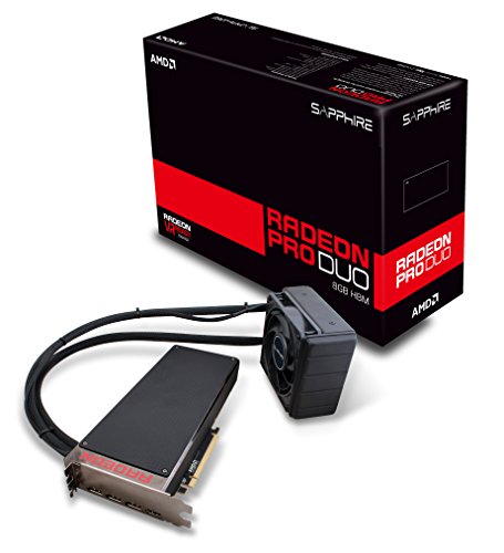 Sapphire Radeon PRO Duo 8GB HBM HDMI/Triple DP PCI-Express Graphics Card (21253-00-40G)