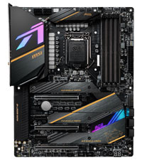 msi, motherboard, meg z490 ace